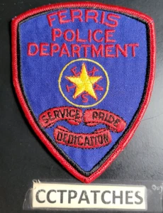 VINTAGE FERRIS, TEXAS POLICE SHOULDER PATCH TX - Picture 1 of 2