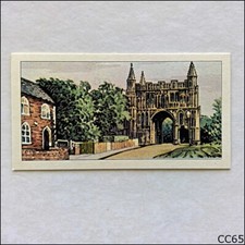 Lamberts Tea Card Historic East Anglia 1961 #21 Abbey Gate Colchester (CC65)