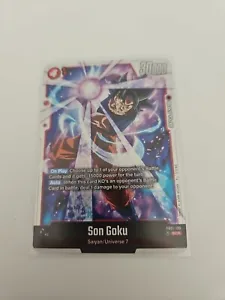 Son Goku Secret Rare Scr Red Fusion World Dragonball Super Card Game - Picture 1 of 7
