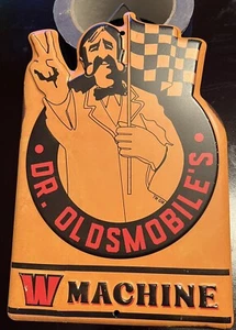 NEW 60's 70'S STYLE DR. OLDSMOBILE'S W MACHINE Tin Metal Embossed Sign #3 - Picture 1 of 2