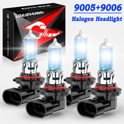 For Chevrolet BERETTA 1991-1996 4X Halogen Bright Headlight Hi/Lo Bulbs Kit - Image 1 of 4