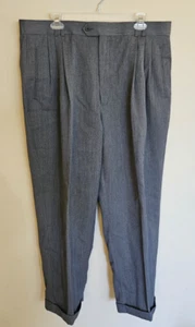 Men's Louis Raphael Slacks Gray Size 38/30 - Picture 1 of 4