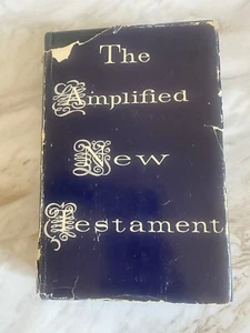 The Amplified New Testament Hardcover Book 1958 by Zondervan - Picture 1 of 7