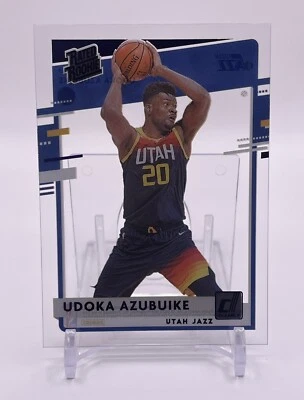 Udoka Azubuike 2020-21 Panini Clearly Donruss RC No. 69 - Purple Font Parallel  - Image 1 of 2