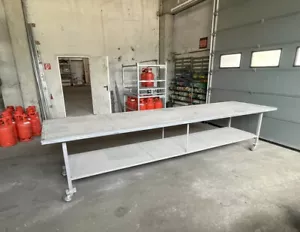 Tisch | Massiv | Transporttisch | Räder - Bild 1 von 3