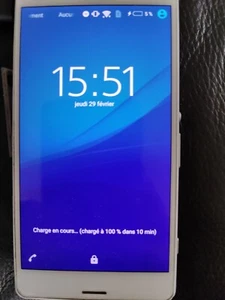 Smartphone Sony Xperia Z3 Compact D5803 - 16Go - 20,7MP Blanc - Débloquer - Imagen 1 de 2