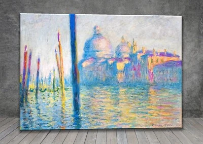 Claude Monet The Grand Canal Venice CANVAS PAINTING ART PRINT WALL 1653 - Image 1 of 4