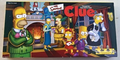 THE SIMPSONS Clue Board Game 2000 First Edition Please Read - Image 1 of 4