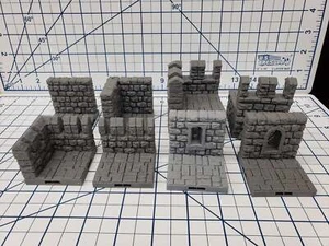 Castle Style - Walls - DragonLock - DND - Pathfinder - RPG - Dungeon & Dragons - - Bild 1 von 13
