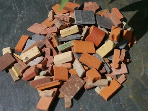 Staceys 1:12 REAL Brick & Stone Builders Rubble for Dolls Houses/Garden Railways - Picture 1 of 13