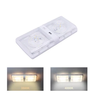 Facon 12V LED RV Interior Reading Lamp Wall Sconce With USB Charger For Boat Car - Picture 1 of 11