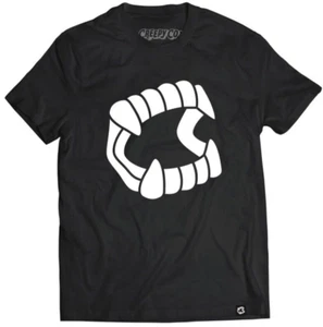 NEW Creepy Co. Company GLOW IN THE DARK CHOMPERS Logo T-Shirt Tee Sz XS, S, 4XL - Picture 1 of 5