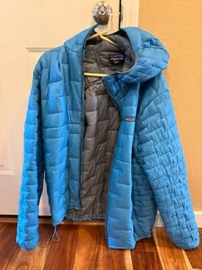 Patagonia Micro Puff Hoody Anacapa Blue men's XL - Picture 1 of 3