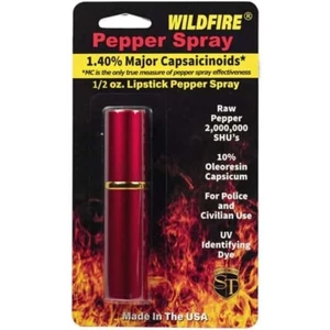 Women's Pepper Spray - 1/2 oz WildFire 1.4% MC & UV Dye - For Best Defense - Red - Picture 1 of 5