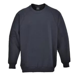 Portwest Mens Roma Sweatshirt Dark Navy XL - Imagen 1 de 1