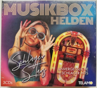 Musibox Helden Schlager Stars, Sammlung, unvergessliche Hits, 3 Cd's, NEU/OVP - Bild 1 von 2