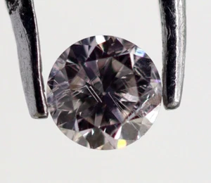 Natural Light Pink Diamond 0.065 Ct Round Cut 2.5 MM Earth Mined in Australia - Picture 1 of 11