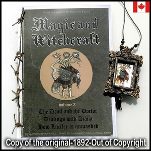 antique book magic occult esoteric witchcraft grimoire masonic satanic magick 3 - Picture 1 of 12