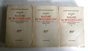 Georges ROTH: Geschichte von Madame de Montbrillant. 3 Bände. Gallimard. 1951 - Bild 1 von 5