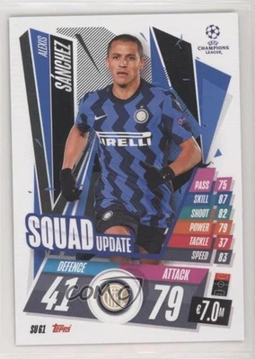 2020-21 Topps Match Attax UCL Extra Squad Update Alexis Sanchez #SU61 - Image 1 of 2