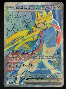Hop's Zacian ex 176/159 Pokemon TCG SV09: Journey Together Ultra Rare NM - Picture 1 of 2