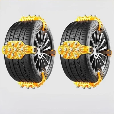 TPU Anti-Skid Tire Chains 165-265mm for 2018-2024 Van Safety Car Accessories - Image 1 of 4
