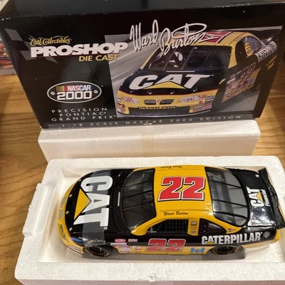 Ward Burton #22 CATERPILLAR NASCAR 2000 Ertl Proshop 1:18 Diecast certificado de autenticidad 1 de 2000 Foto 1 de 4