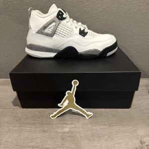 Jordan 4 Retro OG weiß/feuerrot Größe Kinder 12,5 Vorschule - Bild 1 von 4