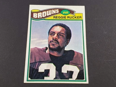 1977 TOPPS FOOTBALL #138 REGGIE RUCKER HIGH GRADE NR MINT + BEAUTIFUL - Image 1 of 3