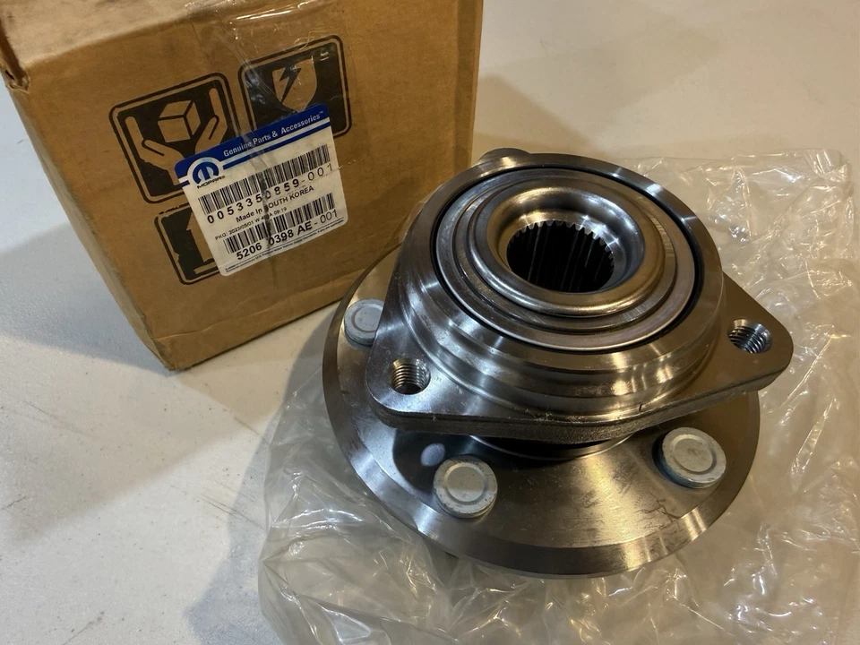 NUEVO Buje y cojinete de freno delantero genuino Mopar 52060398AE Jeep Foto 1 de 2