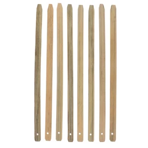8 piezas mango de abanico de bambú material para hacer novias manijas de agarre estilo chino - Imagen 1 de 12