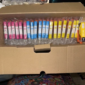 34 cartridges in all colors C-250 XL & C-251 XL Printer Ink Compatible For Canon - Picture 1 of 2