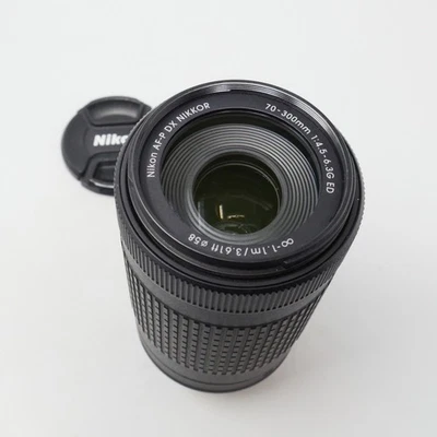 Объектив Nikon AF-P DX NIKKOR 70-300 мм F/4.5-6.3 G ED --- плюс крышки - Изображение 1 из 4