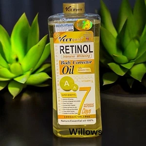 ORIGINAL VEET GOLD RETINOL INTENSIVE LIGHTENING BODY CORRECTOR OIL 1000ML - Picture 1 of 2