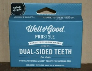 WELL & GOOD PROSTYLE DUAL-SIDED TEETH FOR DOGS ( LARGE TO X-LARGE ) SALON GRADE - Picture 1 of 2