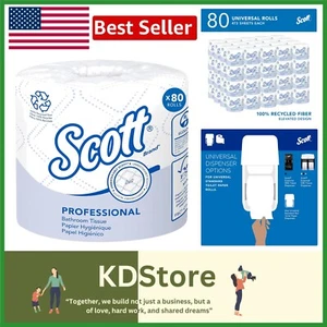 Standard Roll Bulk Toilet Paper - 100% Recycled, Universal Dispenser Compatible - Picture 1 of 11