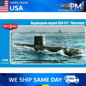 Mikro Mir 350-009 SSN-571 "Nautilus" U.S. Nuclear fleet 1/350 - Picture 1 of 12