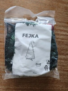 NEW Ikea Vinterfest Fejka Tabletop Tinsel Christmas Tree W/ Red Ornament Mini - Picture 1 of 3