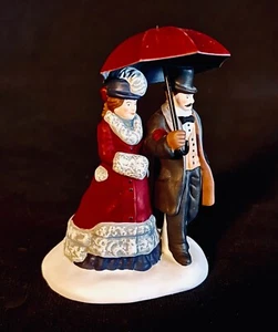 RARE Dept 56 "UNDER THE NCC RED UMBRELLA" 1999 Village Excl. Ed. #56.02102 - Picture 1 of 5