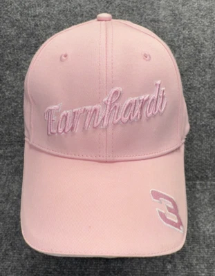 Sombrero Winners Circle para mujer Dale Earnhardt con tirantes rosa OSFM logotipo bordado #3 Foto 1 de 4
