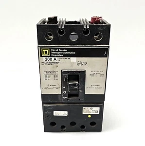 Square D ~ KAL26200WB8041 ~ 200 Amp Circuit Breaker ~ 2 Pole ~ 600V - Picture 1 of 3