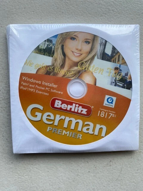 PC BERLITZ GERMAN PREMIER NEW LEARN TO SPEAK GERMAN SOFTWARE DISCS ONLY - Image 1 of 1