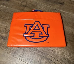 Cojín de vinilo de fútbol americano vintage Auburn University Tigers asiento de estadio - Imagen 1 de 11