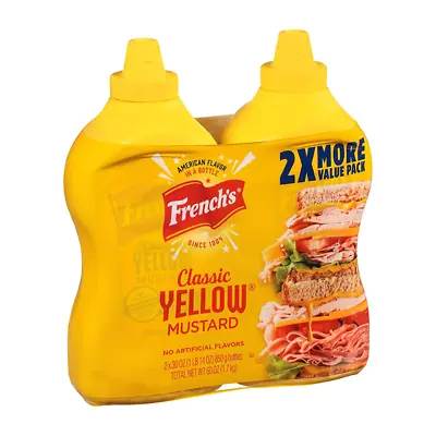 French's Mustard Classic Yellow 850g X 2 • 32.99$
