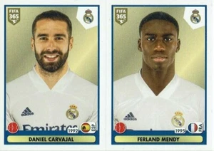 Panini Fifa 365 2021 Pegatinas Núm 123 Carvajal / Mendy - Picture 1 of 1