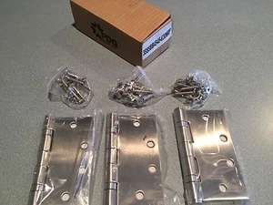 3 PDQ Commercial Industrial Door Heavy Duty HINGES 2 BALL BEARING 4 1/2 x 4 1.2 - Picture 1 of 5
