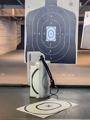 M18 Smoke Grenade Inspired - B-27 Self Adhesive Shooting Patch Dispenser | BLACK - Image 1 of 4