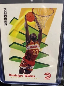 1991 Skybox Base #10 Dominique Wilkins - Atlanta Hawks - Bild 1 von 2