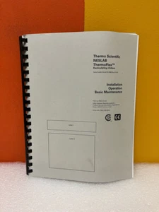 Thermo Neslab U00933 ThermoFlex Ricirculating Chillers Manual - Picture 1 of 2