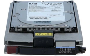HP - 356910-001 - HP HDD 72.8Go 10K U320 SCSI HS 80PIN - Disque dur - SCSI - Photo 1/3